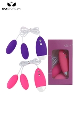 SMT1935 - Trứng rung silicon đôi có dây và điều khiển dài 77cm