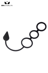 SMT3073 - Vòng đeo tinh hoàn thiết kế 3 vòng mix butt plug nhọn