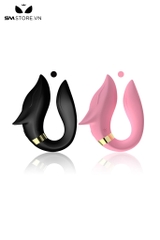 SMT1976 - Trứng rung điều khiển từ xa hình đầu cáo silicon dài 9.2cm