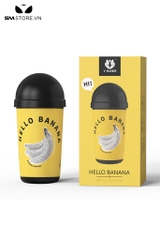 SMT2429 - Cốc thủ dâm ngụy trang cốc coffee quả chuối có hạt nổi trong