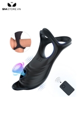 SMT2717 - Vòng đeo dương vật rung hút có 5 chế độ sạc điện