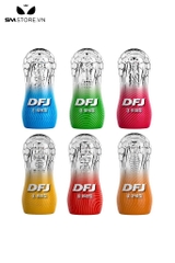 SMT2430 - Cốc thủ dâm trong suốt DFJ có kiểu xoay hút và kích thích