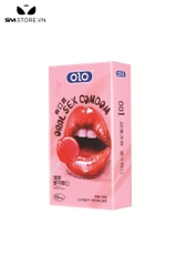 SMT1233 - Bao cao su bằng miệng OLO siêu mỏng hương tự nhiên