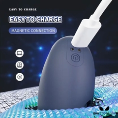 SMT434 - Sounding rung niệu đạo silicon mềm dài 13cm màu xanh