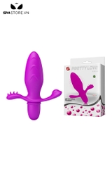 SMT1506 - Butt plug Pretty Love silicon 10 tần số rung dài 133mm