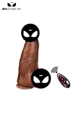 SMT1610 - Dương vật giả khủng đường kính 7cm có rung thụt