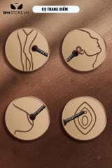 SMT1038 - Máy rung ngụy trang cọ trang điểm với 10 chế độ dễ mang theo