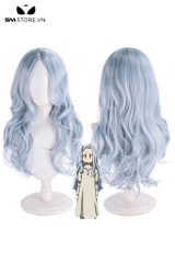 SMP154 - Tóc giả hóa trang anime xoăn lơi màu xanh biển dài 65cm