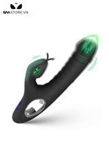 SMT2375 - Máy rung silicon 2 đầu hình đuôi rắn có 10 tần số sạc điện