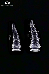 SMT436 - Dương vật giả vòi bạch tuộc màu trắng chất liệu silicon mềm