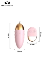 SMT181 - Trứng rung không dây điều khiển từ xa mini màu hồng