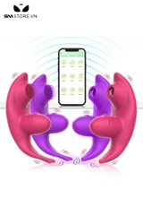 SMT1206 - Máy rung âm vật có dương vật giả dài 3.5cm với 9 tần số