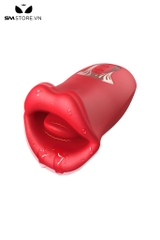 SMT2349 - Máy rung có 10 chế độ liếm hình môi dùng sạc điện