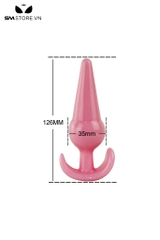 SMT1007 - Đồ chơi hậu môn nhọn hình chuôi thuyền dài 126mm