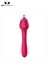 SMT2819 - Máy rung xoay 2 đầu hình bông hoa hồng có 10 chế độ