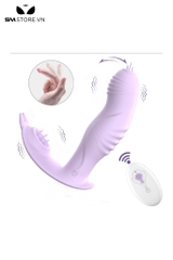 SMT2355 - Máy rung đầu dương vật có lưỡi liếm điều khiển xa sạc điện