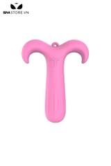 SMT2268 - Máy rung ngụy trang sừng con bạch dương hồng dài 10cm