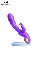 SMT2729 - Máy rung tai thỏ cầm tay có 10 chế độ dài 221mm sạc điện