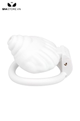 SMT2642 - Khóa dương vật dạng lồng ngụy trang vỏ sò mix kèm 4 vòng