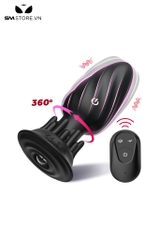 SMT1659 - Máy rung hậu môn silicon xoay 360 độ dùng sạc chống nước