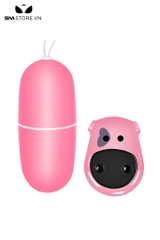 SMT2914 - Trứng rung mini điều khiển hình con gấu mini dài 7.4cm