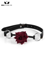 SMT1396 - Đồ chơi bịt miệng ball gag hình hoa hồng dài 62 và 64cm