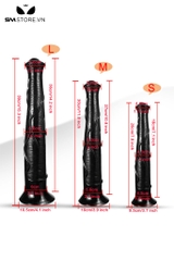 SMT1337 - Dương vật giả silicon dài 42cm đường kính to 6,5cm
