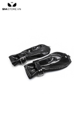 SMT279 - Găng tay khóa tình yêu da bóng dài 27.5cm màu đen