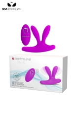 SMT1498 - Trứng rung 2 đầu Pretty Love điều khiển từ xa dài 85mm