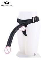 SMT1619 - Dương vật giả có gân siêu dài 41cm silicon liền quần