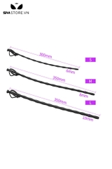 SMT2192 - Sounding que niệu đạo silicon hình xoắn ốc có 3 size