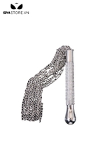 SMT245 - Roi tình yêu flogger xích màu trắng dài 40 cm