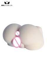 SMT3187 - Mông giả silicon có lỗ âm đạo và hậu môn co giãn dài 15cm