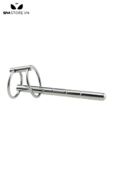 SMT2203 - Sounding niệu đạo inox không gỉ dài 10cm có 2 vòng tròn