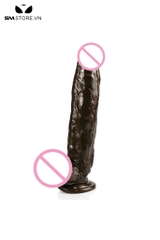 SMT2894 - Dương vật giả Châu Phi siêu dài 30cm đế dính tường