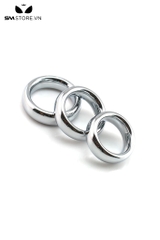 SMT558 - Vòng đeo dương vật inox sáng bóng bản to dày với 3 size
