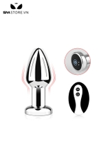 SMT973 - Butt plug phích cắm hậu môn inox có điều khiển từ xa