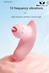 SMT1862 - Máy rung âm đạo có lưỡi với 10 chế độ điều khiển xa