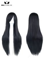 SMP153- Tóc giả cosplay thẳng nhiều màu mái chéo dài 80cm
