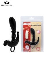 SMT2150 - Anal play hậu môn có vân ngang chất liệu silicon mềm dài 11cm