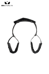 SMT607 - Bộ cố định tư thế da PU màu đen có đệm tự điều chỉnh độ dài