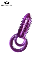 SMT1679 - Vòng rung đeo dương vật có gai chất liệu silicon dài 11.6cm