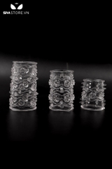 SMT076 - Set bộ 3 bao cao su đôn dên trong suốt mix kèm gai bi