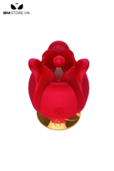 SMT2503 - Máy rung âm vật hình bông hoa tuilip có 10 tần số sạc điện