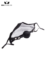 SMT1016 - Khẩu trang kèm ball gag silicon bịt miệng có gai và lỗ