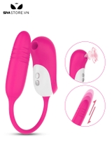 SMT2758 - Máy rung hút 2 đầu có 10 chế độ sạc điện dài 17.7cm