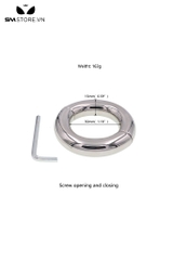 SMT562 - Vòng đeo dương vật inox 3 size thiết kế có vít mở đóng