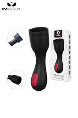 SMT1525 - Cốc thủ dâm silicon 9 tần số rung có bi nổi bên trong