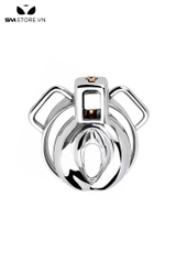 SMT2649 - Khóa dương vật hình âm đạo giả inox có 4 size