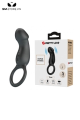 SMT2774 - Vòng rung tình yêu có đầu dương vật dài 112mm sạc điện